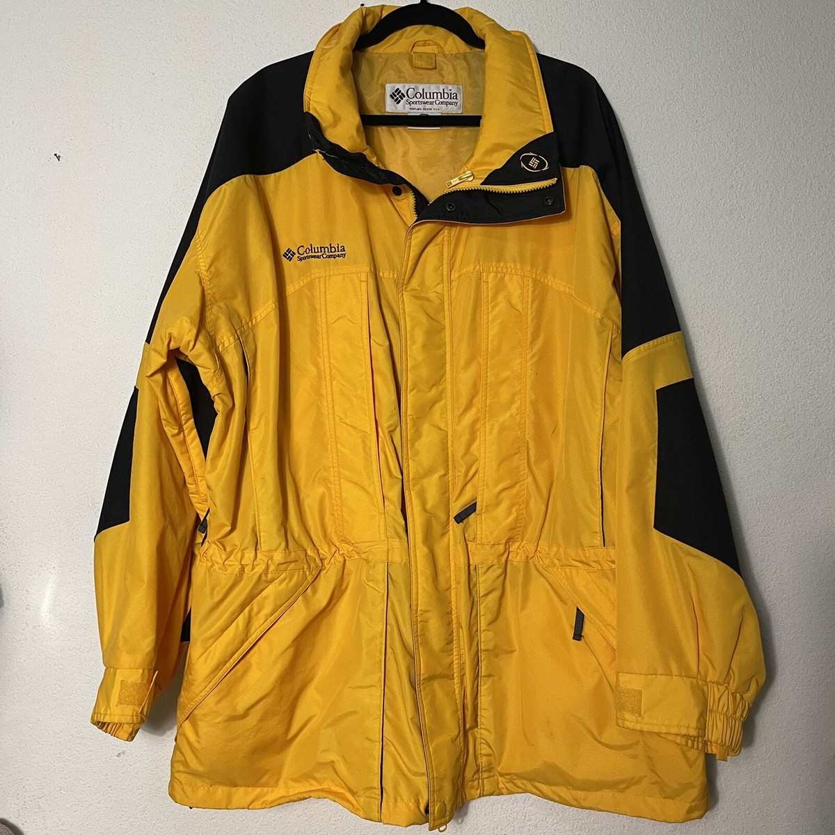 nylon mens columbia jacket