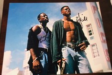 Will Smith + Martin Lawrence Dual Signed Bad Boys Lowrey Bennett 11x14 Photo COA