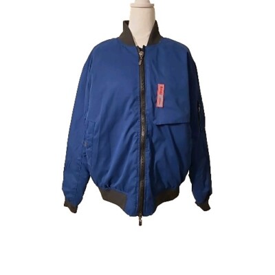 Rawgear Midweight Weather & Wind Resistant Full Zip Bomber Jacket *NEW* Sz M 