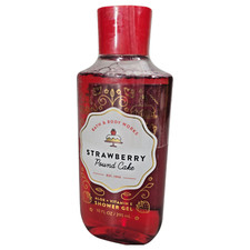 Bath Body Works Strawberry Pound Cake Shower Gel Aloe Vit E Shea Butter 10oz 0.98 per gallon