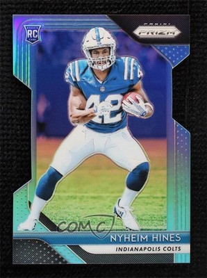 2018 Panini Prizm Light Blue 53/199 Nyheim Hines #229 Rookie RC n7r