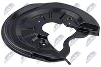 NTY HTO-WW-056 Spritzblech, Bremsscheibe Hinten Links FüR Audi Seat Skoda VW