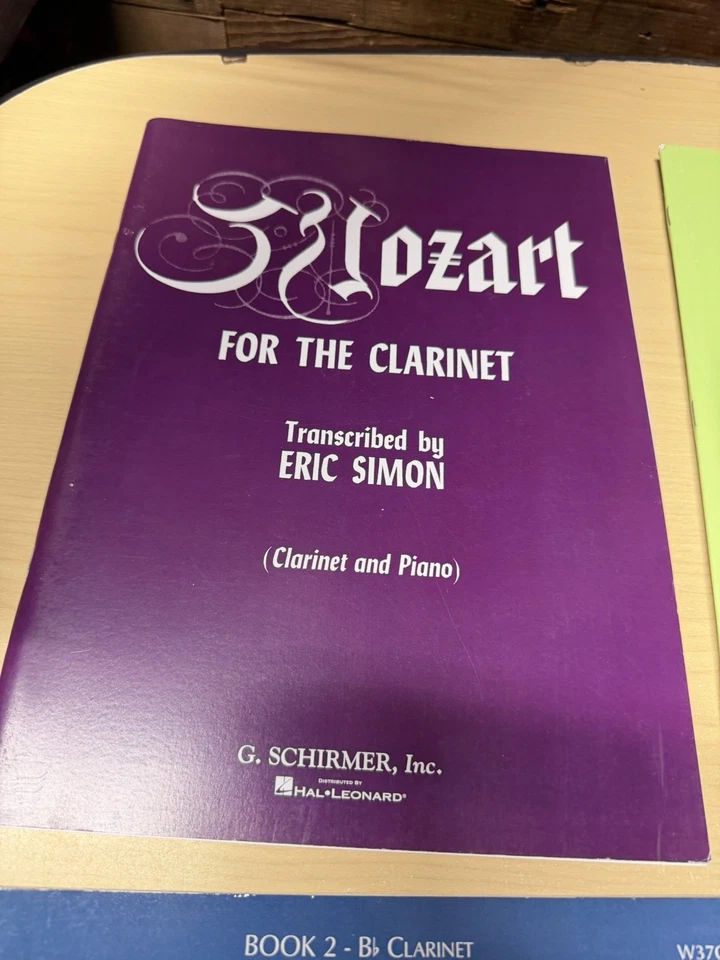 Lot of 4+ lbs Sheet Music Pieces,  Clarinet Master Solos, w/CD - Image 2 of 4