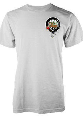 Personalisiertes T-Shirt Clan Maxwell schottisches Familienabzeichen Wappen Erwachsene