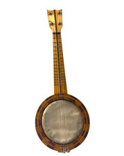 Vintage Rolando?? Wood Banjo Ukulele, not signed that I can find