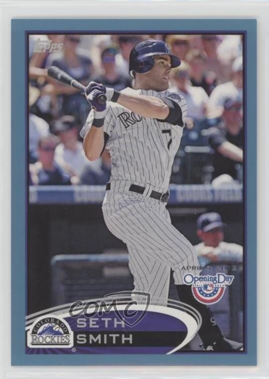 2012 Topps Opening Day Blue 1361/2012 Seth Smith #182 z6b