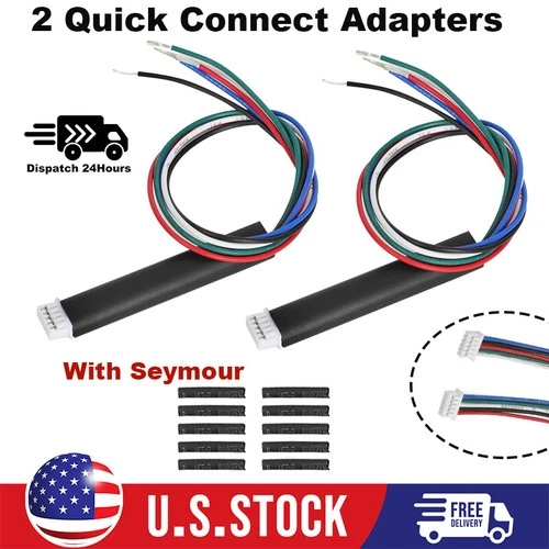 2X For Gibson Quick Connect adapters w/ Seymour Duncan Wire Code Connector Plug