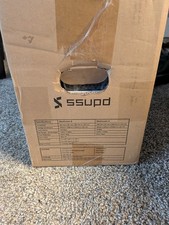 SSUPD Meshroom D Mini-ITX Mini Tower PC Case Black   Open Box