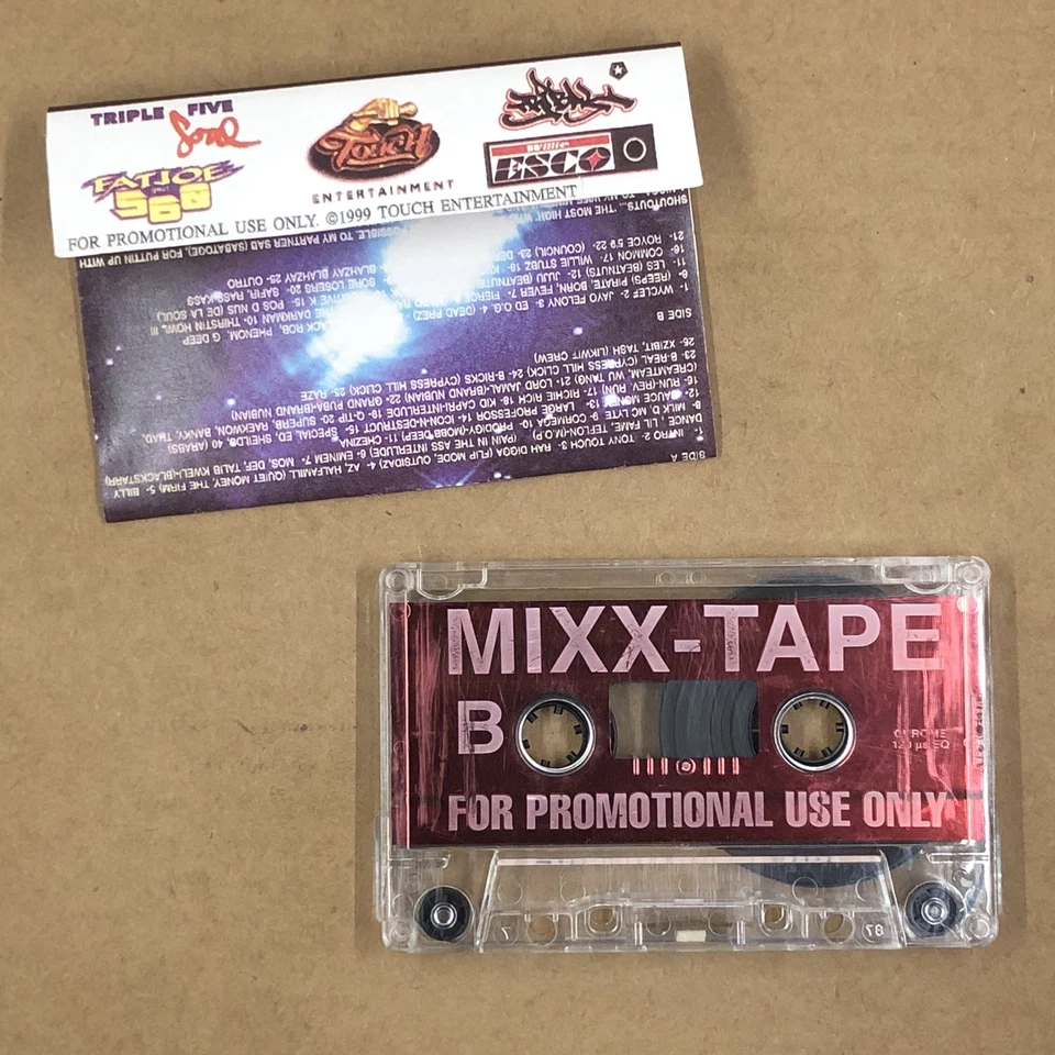 TONY TOUCH Cassette Tape 90s Hip Hop POWER CYPHA 3 EMINEM SAAFIR PRIVATE PRESS - Image 4 of 4