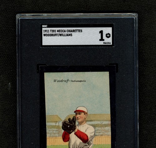 Woodruff, Williams 1911 T201 Mecca Double Folders card