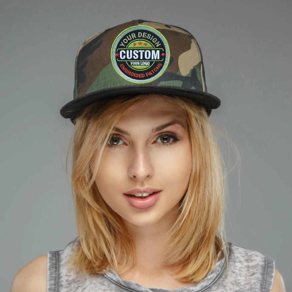 CUSTOM YOUR LOGO  EMBROIDERED PATCH Iron-On Sew-On Personalized Name Tag - Image 4 of 4