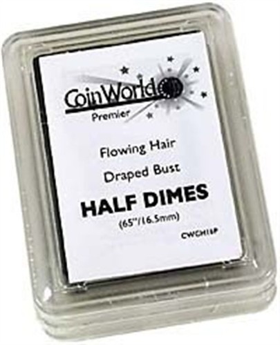 3 Slabs Snaplock Holders For US Half Dimes 1794-1805 16.5mm Coin World Premier - Picture 2 of 5