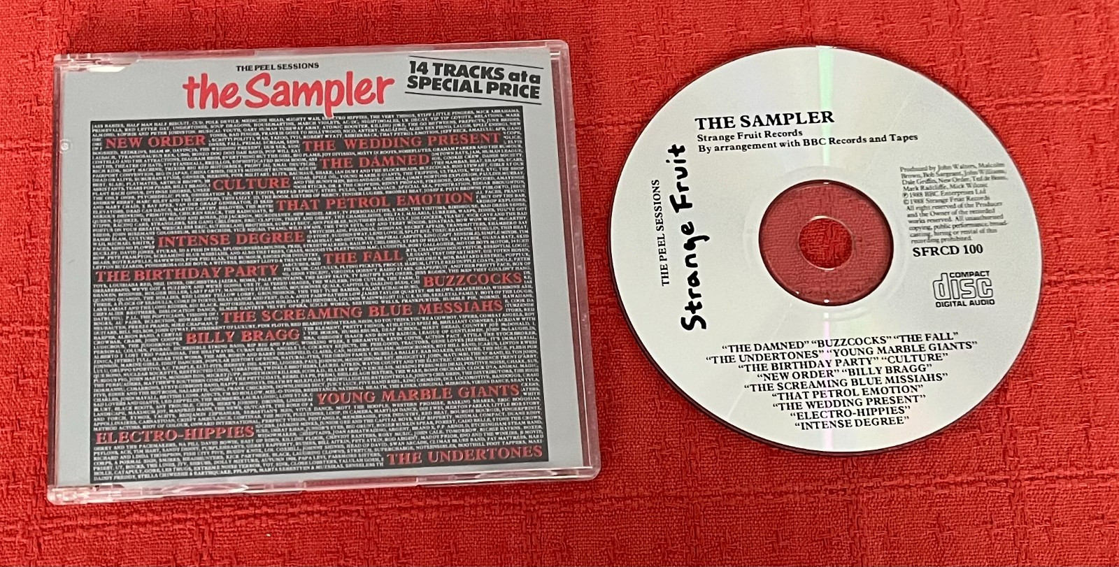 PEEL SESSIONS CD ALBUM - THE SAMPLER (THE FALL/DAMNED/BUZZCOCKS/NEW ORDER/ETC)