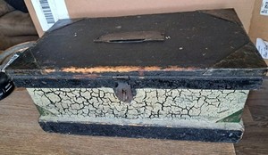 National Garage Antique Carpenters Box Tool Chest
