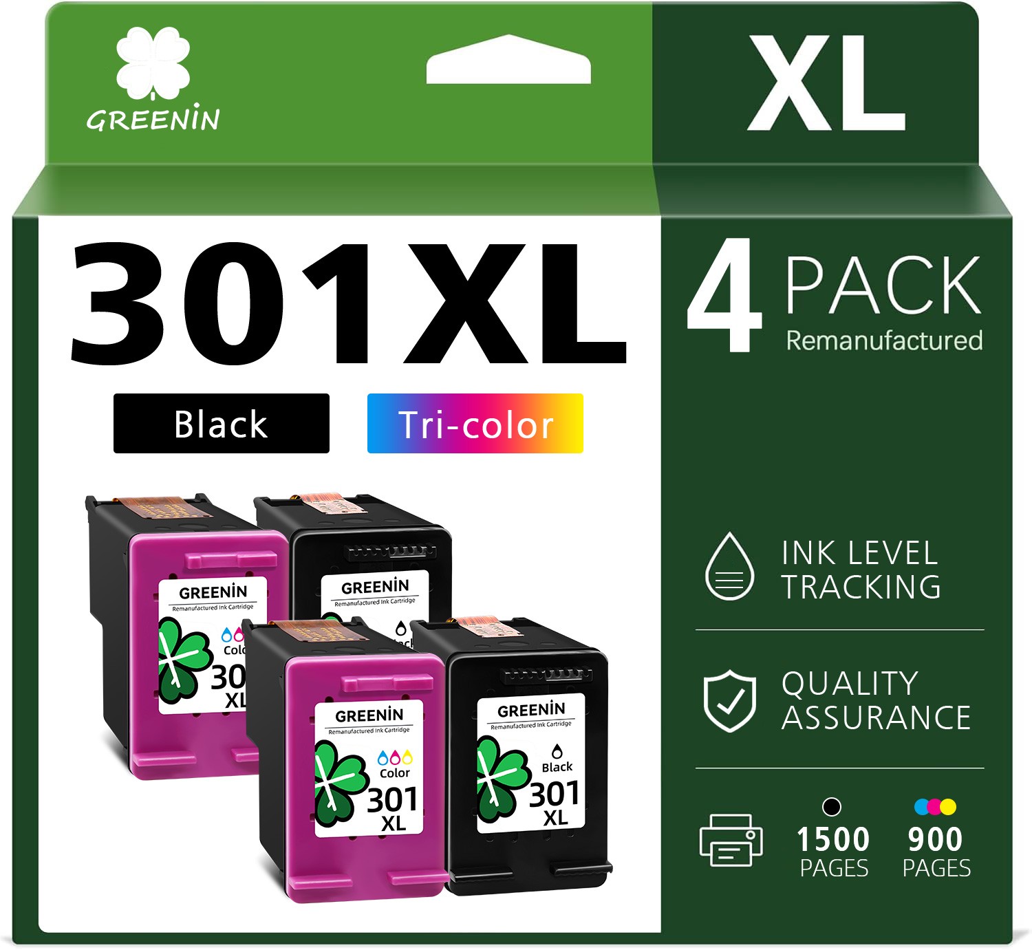 1-3 cartucce stampante per HP 301XL Deskjet 1050 2540 2050 A 3050 Envy 4500 4504