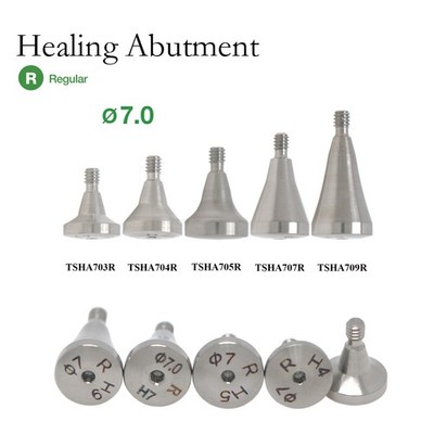 Regular PlatformØ7.0 Dental Healing Abutment Cap fits Osstem Hiossen 3/4/5/7/9mm