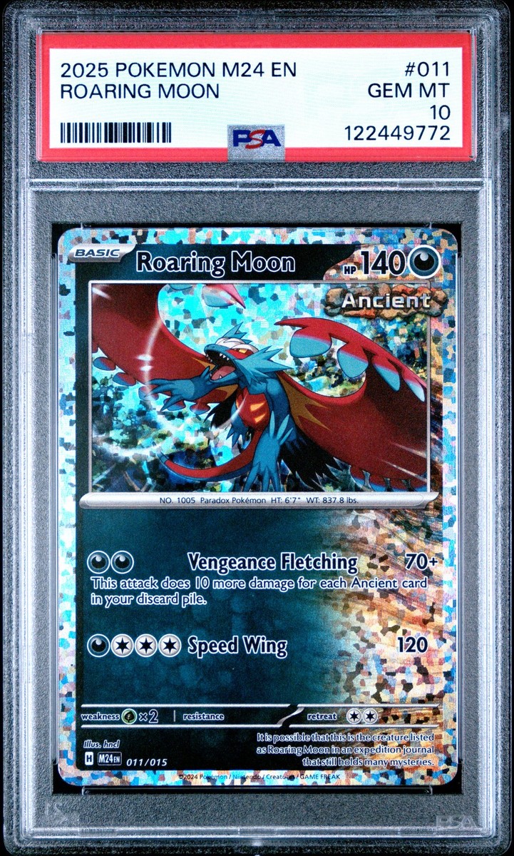 2025 POKEMON M24 EN-MCDONALD'S COLL #011 ROARING MOON PSA 10 | eBay