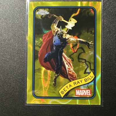 2025 Topps Chrome Marvel Yellow Lava #65 Beta Ray Bill