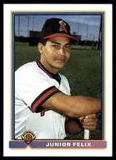 1991 Bowman Junior Felix California Angels #201