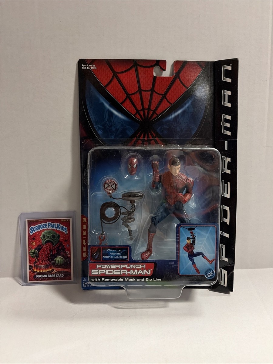 Marvel Spider-Man Movie Power Punch Spider-Man Figure (Toy Biz