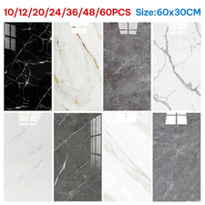 10-72X IXPE Marble Tiles Wall Sticker Self-Adhesive Stick Kitchen Bathroom Decor