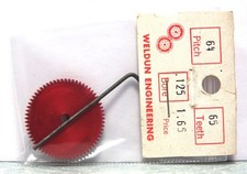 WELDUN ENGINEERING SLOT CAR GEAR - 65 TOOTH with 1/8" BORE