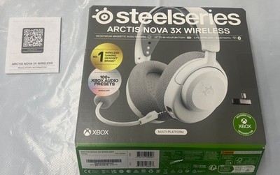 SteelSeries Arctis Nova 3X, Wireless Gaming Headset with Detachable Mic 