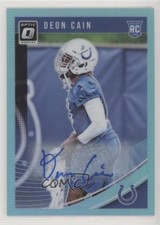 2018 Donruss Optic Rookies Blue Prizm Auto 65/75 Deon Cain #127 Auto hn8