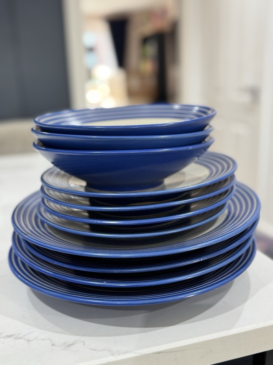 Denby Imperial Blue Denby Dish Set Denby Imperial Blue 12 Piece