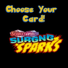 Pokemon TCG Surging Sparks Choose Your Card Singles - Holo, Reverse Holo, Ex