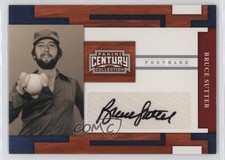 2010 Century Collection Postmark Signatures Silver Bruce Sutter Auto HOF pe8