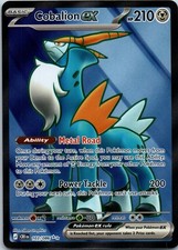 Cobalion ex 103/086 Ultra Rare Chaos Rising Pokemon Holo Near Mint