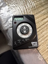 Qwik Time Qt-7 Quartz Metronome Black with Red LED, Digital Display Battery