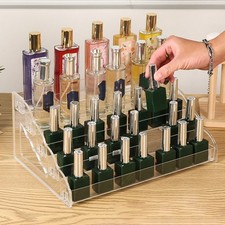 4 Tier Acrylic Display Riser for Organizing Makeup For Perfume and Desserts