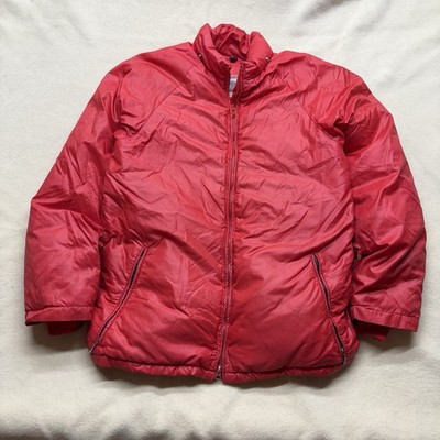 VTG 70's Frostline Kit Down Puffer Jacket S/M Red Parka