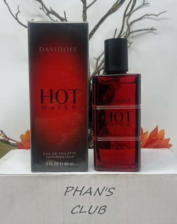 Davidoff Hot Water 2oz Eau de Toilette Oriental Spicy Cologne for Men