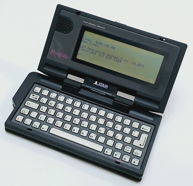 Vintage Atari Portfolio 16 BIT Personal Computer - Read Description Please