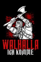 Walhalla Ich Komme: 6X9 Wikinger Notizbuch Kariert 120