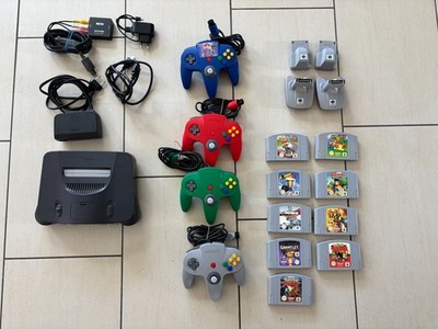N64 - Nintendo 64 Konsole mit 4 Controller + Top Spiele + HDMI + mehr