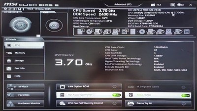 MSI Z370-A PRO ATX Motherboard LGA 1151 DDR4