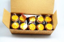 Image of 10Pcs Yellow AC/DC 24V 22mm Thread LED for Electronic Indicator Signal Light #p