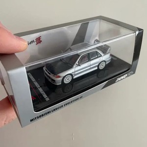 1:64 Mitsubishi Lancer Evolution III Model Toy - Slightly Opened