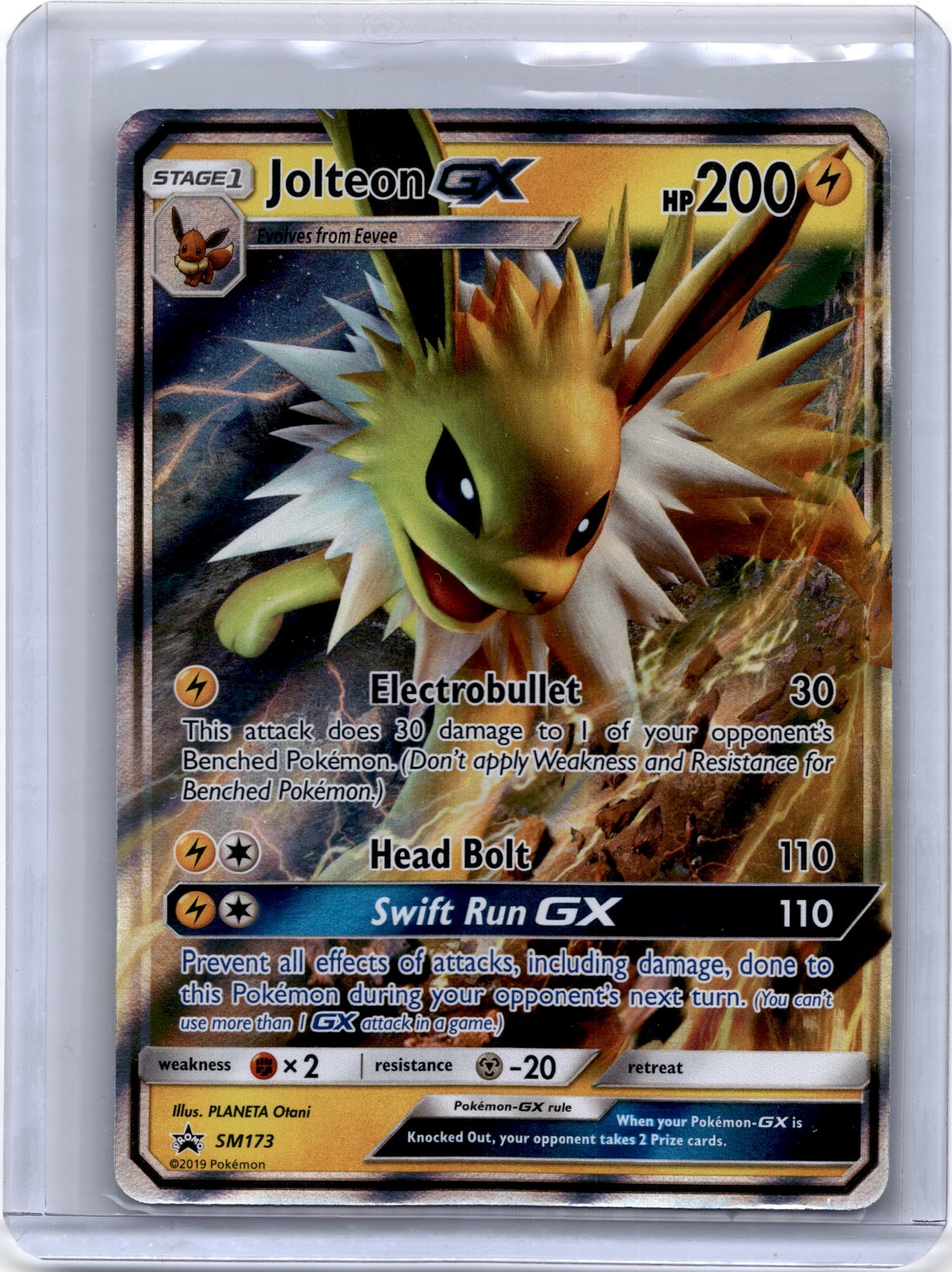 2019 Pokemon TCG Jolteon GX SM Black Star Promos #SM173