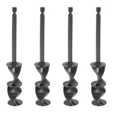 4 Pcs Paint Mixer for Drill Epoxy Resin Mixer Black 