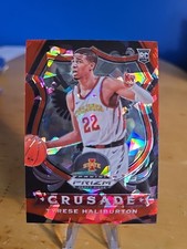 2020 Prizm Draft Picks Tyrese Halliburton RC (4) Red Cracked Ice Pacers