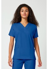 Cherokee Scrubs 4700 V Neck Scrub Top Royal Blue by Workwear free shipping.