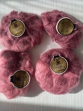 Luxury mohair yarn pink wool bundle 4x25 Emu real mohair fluffy yarn