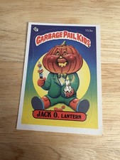 GPK Jack O Lantern,vintage Year 1986,on Back Wise guy