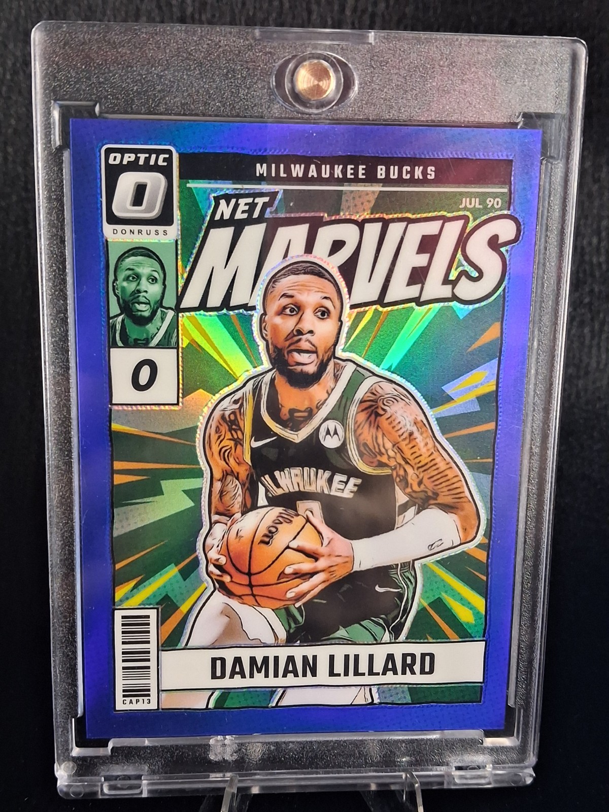 2024-25 Panini Donruss Optic Damian Lillard NET MARVELS Blue 43/49 🔥