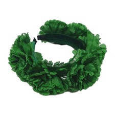 Ukrainian Green Color Flower Headband, Girls Hair Accessories, Vinok